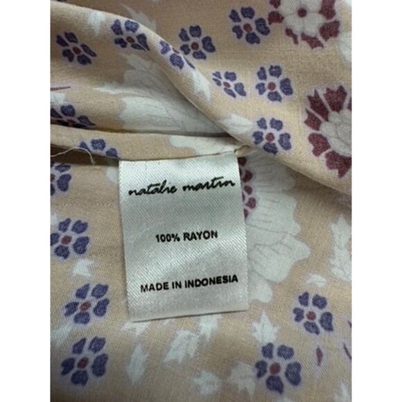 NATALIE MARTIN GEORGIA WRAP - VINTAGE FLOWERS AMETHYST Size Small - Picture 15 of 16
